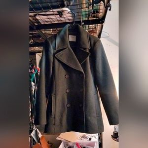 Old Navy Women's Olive Green Pea Coat